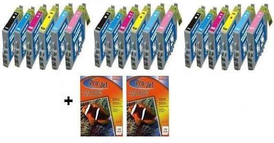 18x Epson Compatible Ink Multipack Cartridges T0331 - T0336 SELECT YOUR OWN COLOURS - Free UK Delivery